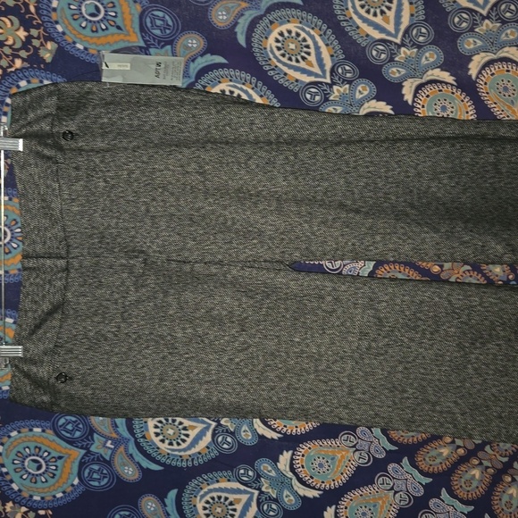 NWT Apt 9 charcoal trouser 16 petite - Picture 2 of 7